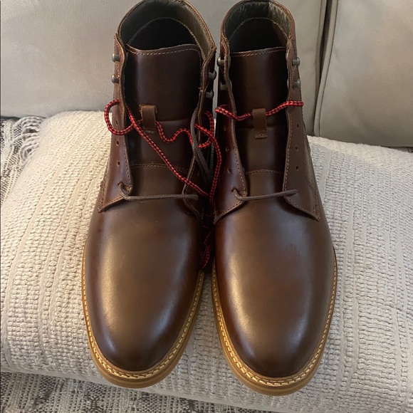 New Men’s Johnston & Murphy Cap Toe Boots Size 11 - Picture 2 of 7